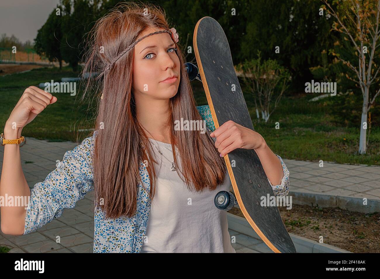 Puissance girlz Banque D'Images
