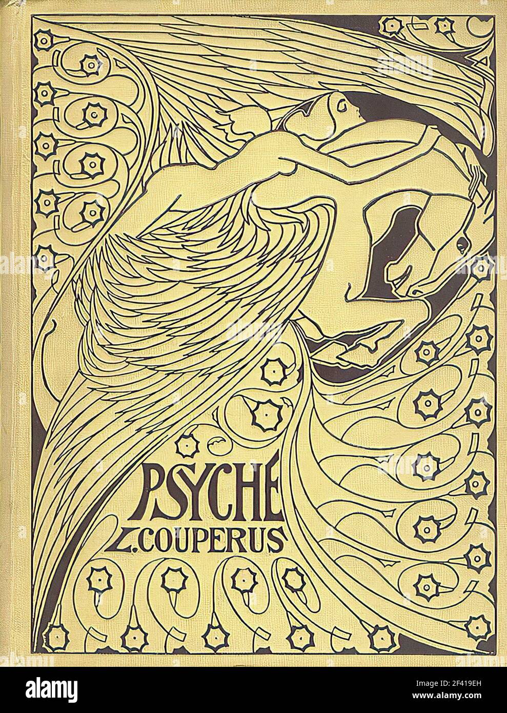 Jan Toorop - couverture psyché Louis Couperus 1898 Banque D'Images