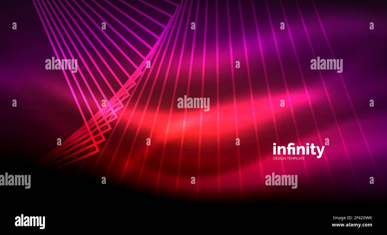 Les lignes droites brillant sur fond sombre, de la techno moderne numérique modèle. Les lignes droites brillant sur fond sombre, de la techno moderne numérique modèle. Vector background Illustration de Vecteur