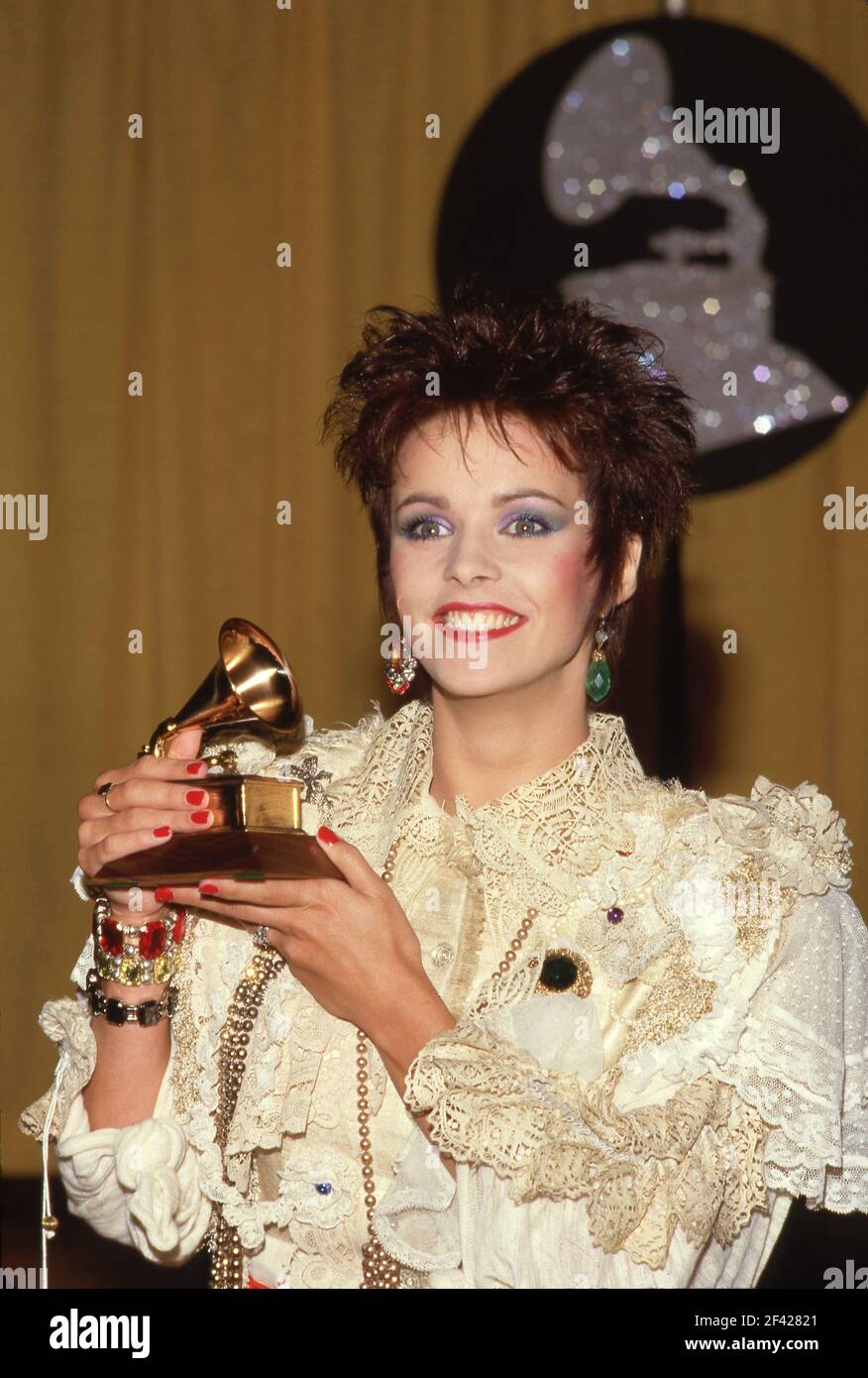 LOS ANGELES - 26 FÉVRIER : Sheena Easton assiste au 27e Grammy Awards le 26  février 1985 à l'Auditorium Shrine de Los Angeles, Californie crédit :  Ralph Dominguez/MediaPunch Photo Stock - Alamy