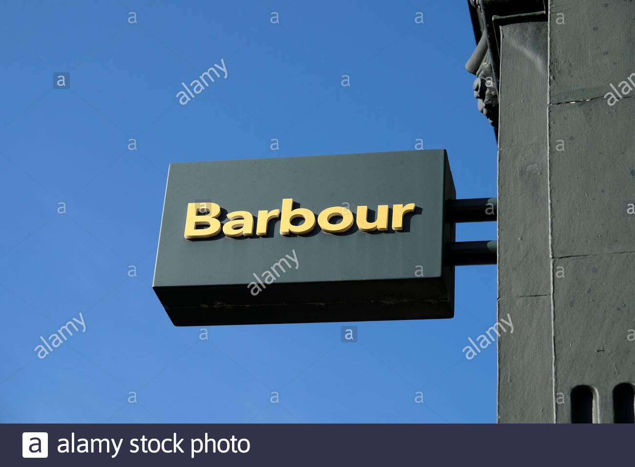 J. Barbour & Sons Ltd, marque britannique de luxe et de style de vie Banque D'Images