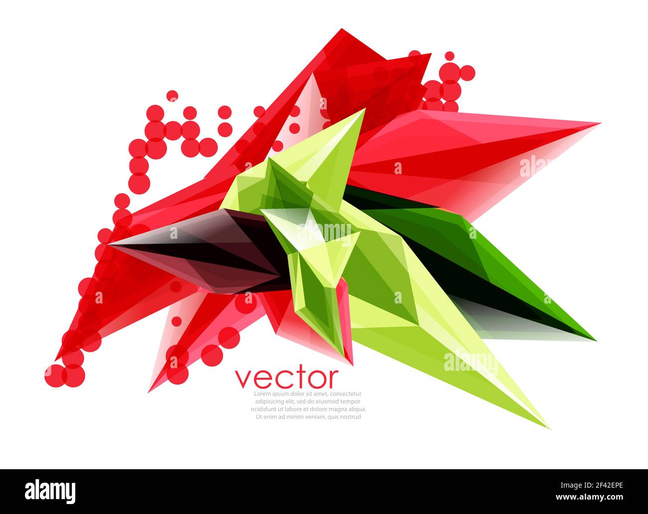 Cristaux de verre de couleur sur fond blanc, composition abstraite géométrique avec pierres gemmes de verre et espace de copie, modèle d'arrière-plan. Cristaux de verre de couleur vectorielle sur fond blanc, composition abstraite géométrique avec pierres précieuses en verre et espace de copie, modèle d'arrière-plan Illustration de Vecteur