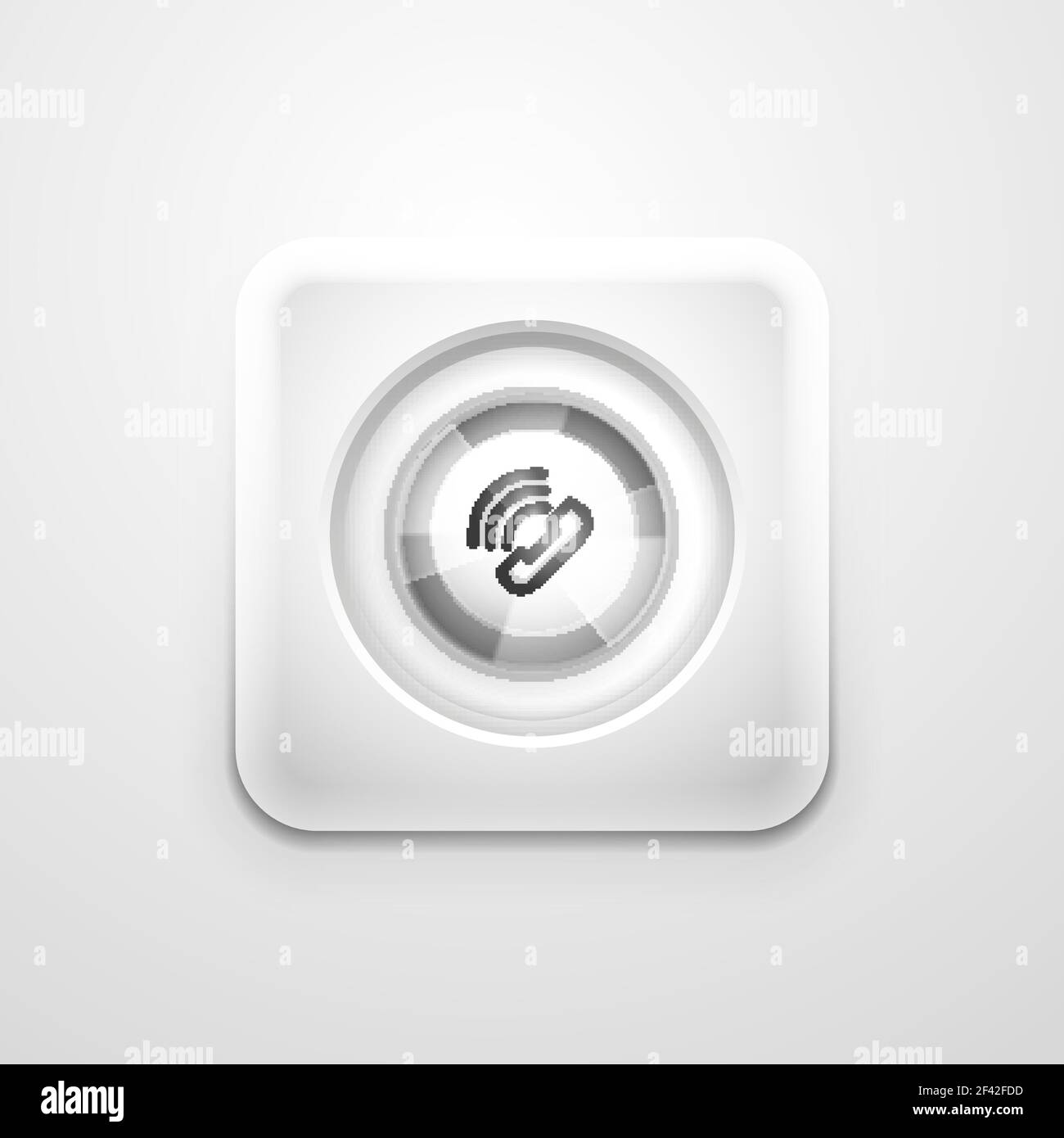 Bouton de téléphone, idée d'assistance téléphonique, illustration vectorielle. Bouton de téléphone, idée d'assistance téléphonique, illustration vectorielle. Icône de téléphone ancien mode Illustration de Vecteur