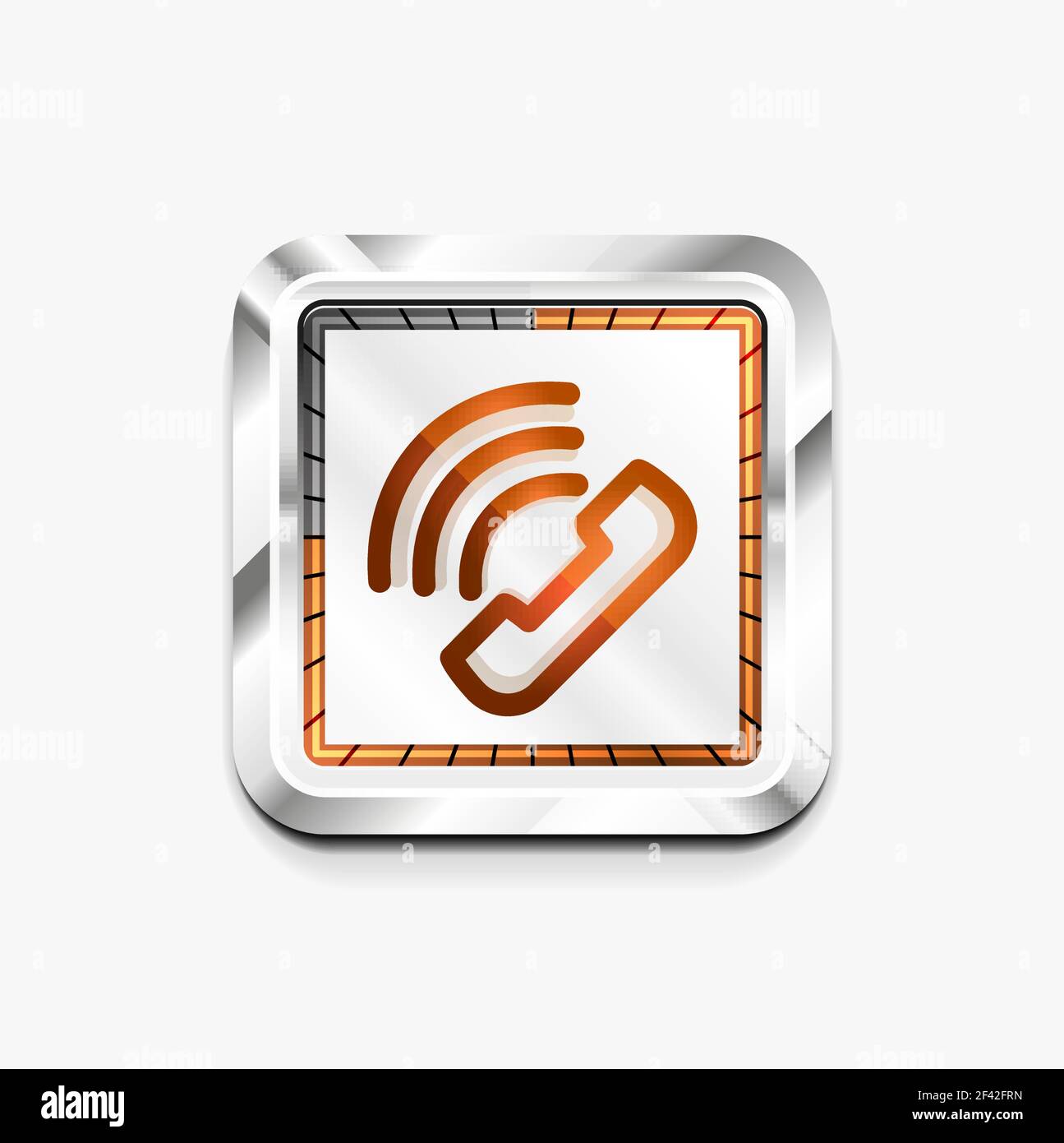 Bouton de téléphone, idée d'assistance téléphonique, illustration vectorielle. Bouton de téléphone, idée d'assistance téléphonique, illustration vectorielle. Icône de téléphone ancien mode Illustration de Vecteur