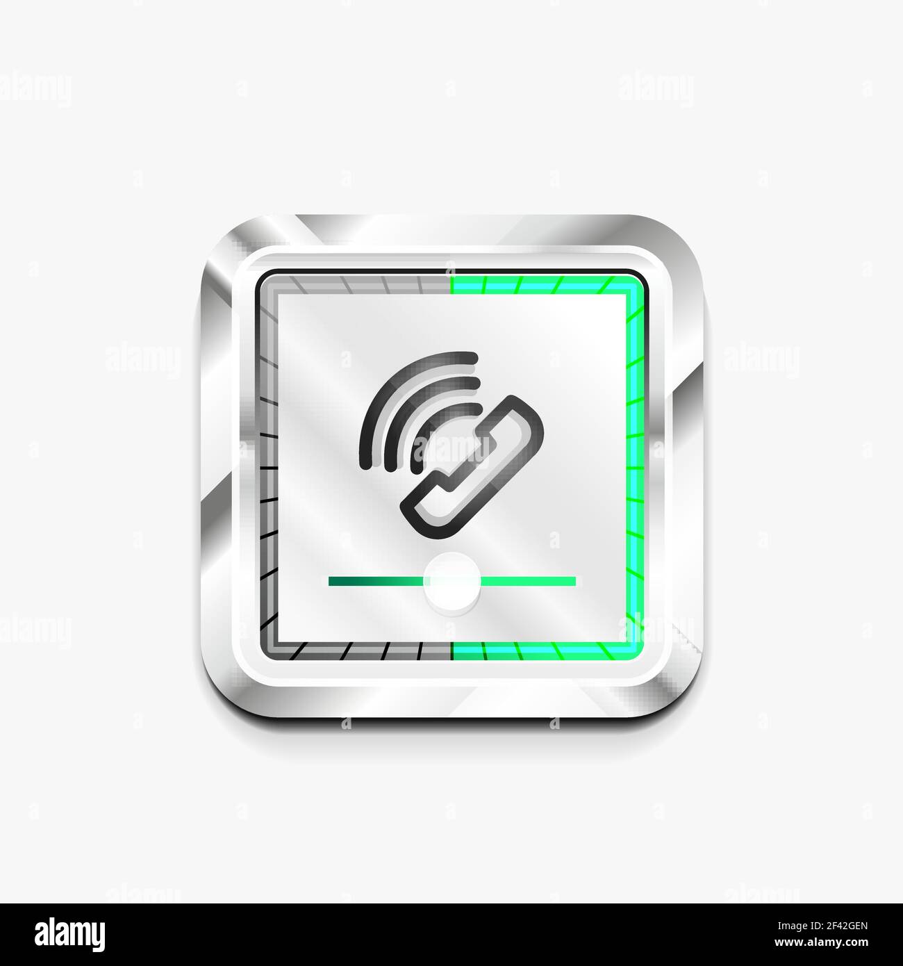 Bouton de téléphone, idée d'assistance téléphonique, illustration vectorielle. Bouton de téléphone, idée d'assistance téléphonique, illustration vectorielle. Icône de téléphone ancien mode Illustration de Vecteur