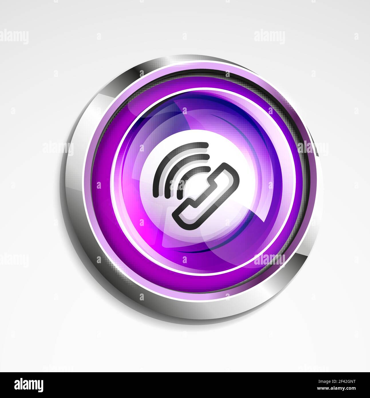 Bouton de téléphone, idée d'assistance téléphonique, illustration vectorielle. Bouton de téléphone, idée d'assistance téléphonique, illustration vectorielle. Icône de téléphone ancien mode Illustration de Vecteur