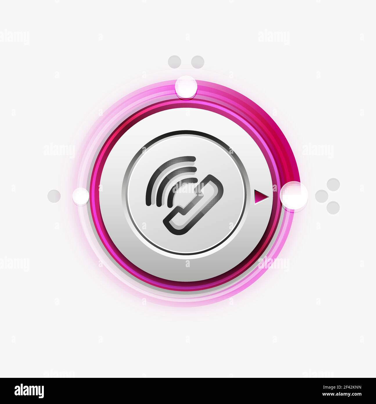 Bouton de téléphone, idée d'assistance téléphonique, illustration vectorielle. Bouton de téléphone, idée d'assistance téléphonique, illustration vectorielle. Icône de téléphone ancien mode Illustration de Vecteur