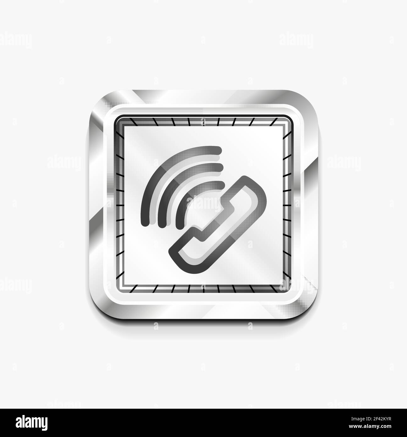 Bouton de téléphone, idée d'assistance téléphonique, illustration vectorielle. Bouton de téléphone, idée d'assistance téléphonique, illustration vectorielle. Icône de téléphone ancien mode Illustration de Vecteur