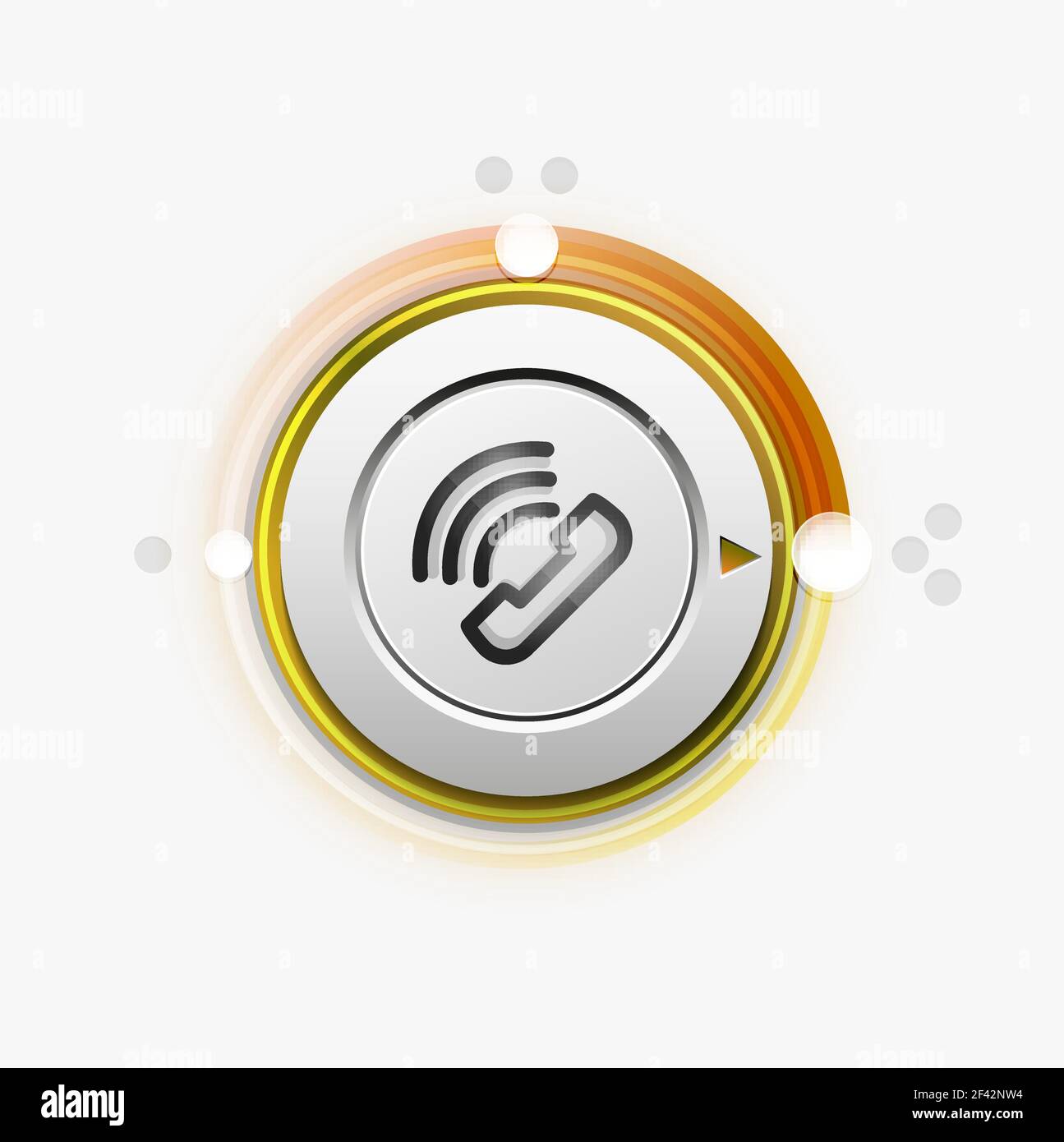 Bouton de téléphone, idée d'assistance téléphonique, illustration vectorielle. Bouton de téléphone, idée d'assistance téléphonique, illustration vectorielle. Icône de téléphone ancien mode Illustration de Vecteur