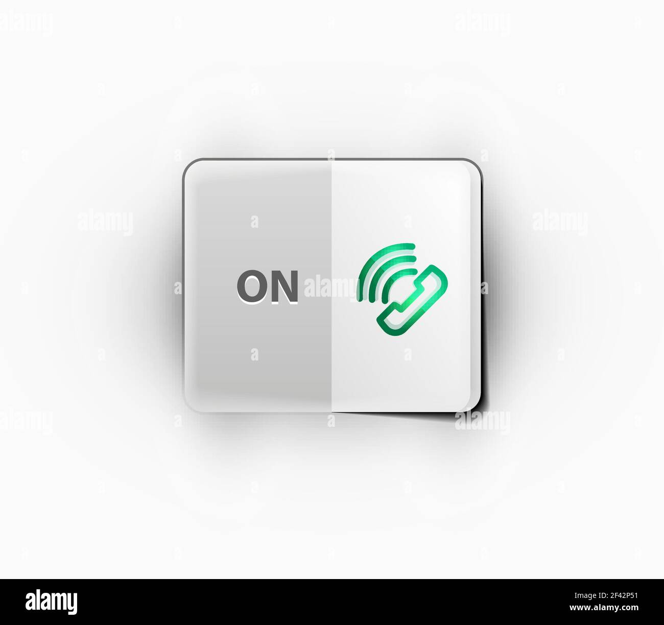 Bouton de téléphone, idée d'assistance téléphonique, illustration vectorielle. Bouton de téléphone, idée d'assistance téléphonique, illustration vectorielle. Icône de téléphone ancien mode Illustration de Vecteur