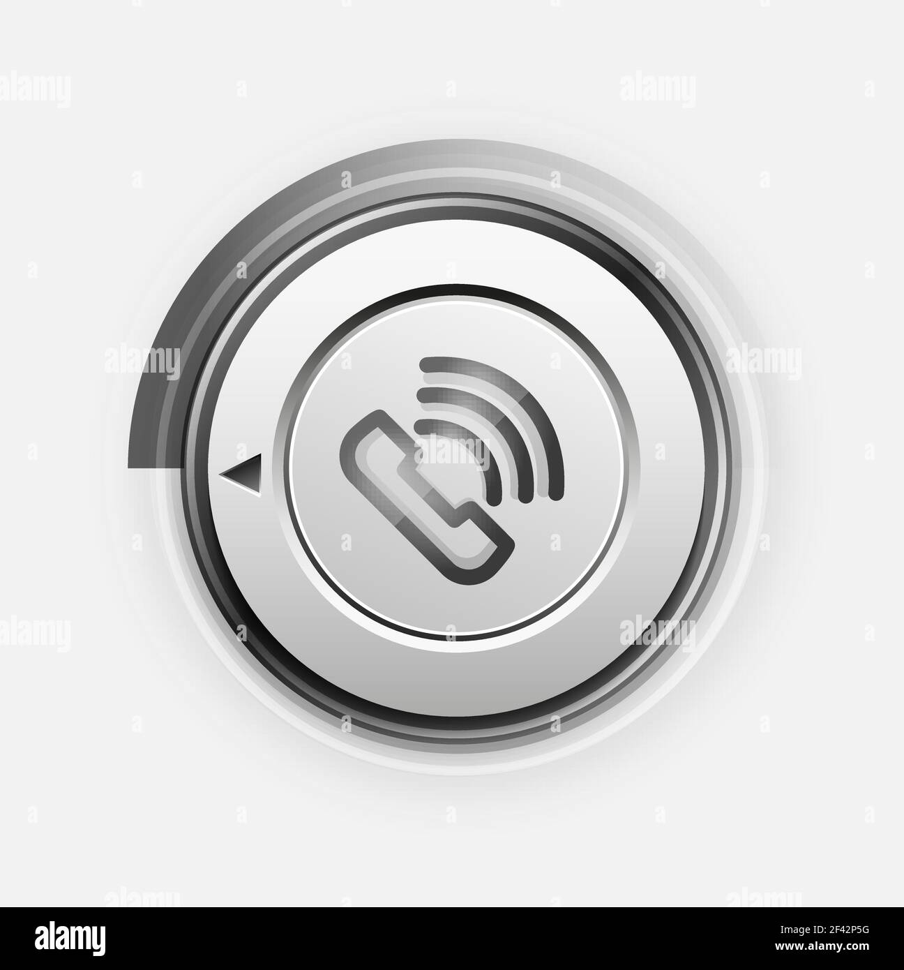 Bouton de téléphone, idée d'assistance téléphonique, illustration vectorielle. Bouton de téléphone, idée d'assistance téléphonique, illustration vectorielle. Icône de téléphone ancien mode Illustration de Vecteur