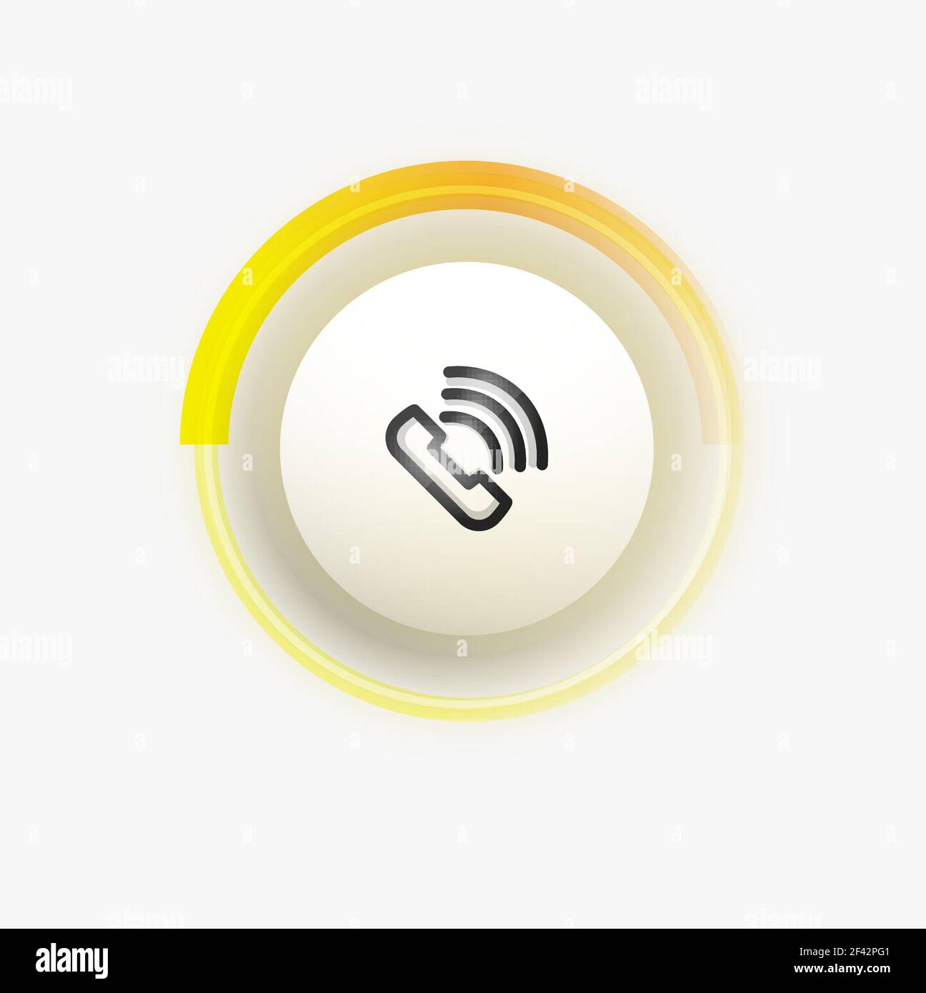 Bouton de téléphone, idée d'assistance téléphonique, illustration vectorielle. Bouton de téléphone, idée d'assistance téléphonique, illustration vectorielle. Icône de téléphone ancien mode Illustration de Vecteur