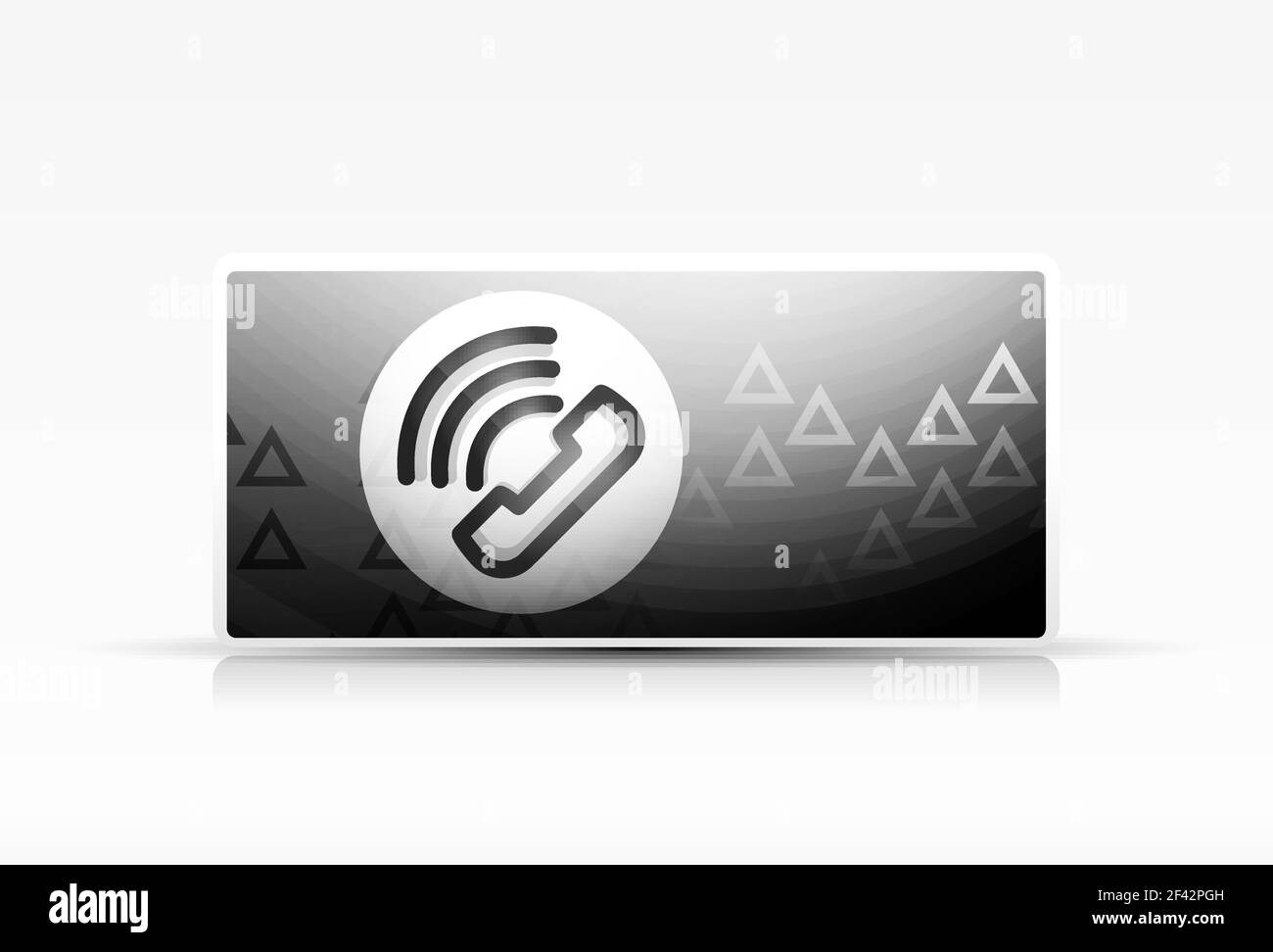 Bouton de téléphone, idée d'assistance téléphonique, illustration vectorielle. Bouton de téléphone, idée d'assistance téléphonique, illustration vectorielle. Icône de téléphone ancien mode Illustration de Vecteur