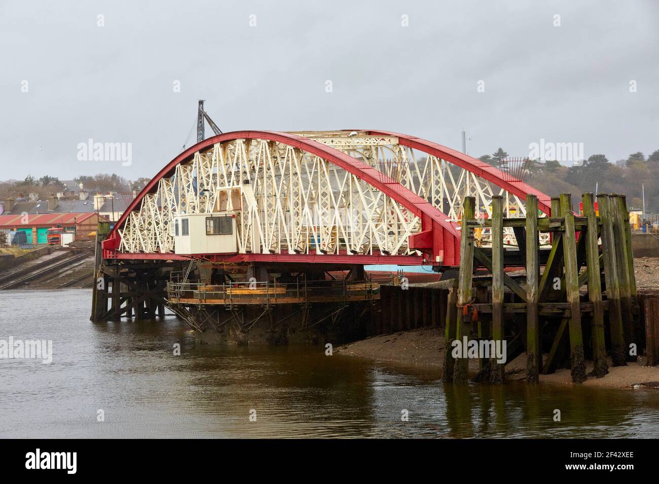 Pont tournant de Ramsey à Ramsey Isle of Man Banque D'Images