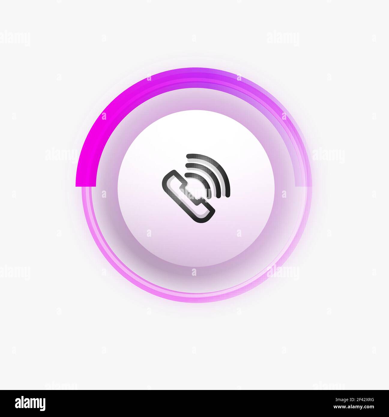 Bouton de téléphone, idée d'assistance téléphonique, illustration vectorielle. Bouton de téléphone, idée d'assistance téléphonique, illustration vectorielle. Icône de téléphone ancien mode Illustration de Vecteur