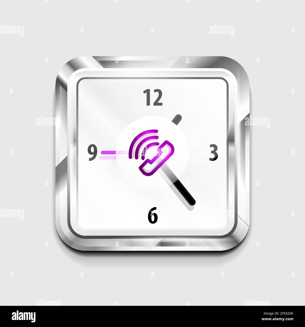 Bouton de téléphone, idée d'assistance téléphonique, illustration vectorielle. Bouton de téléphone, idée d'assistance téléphonique, illustration vectorielle. Icône de téléphone ancien mode Illustration de Vecteur