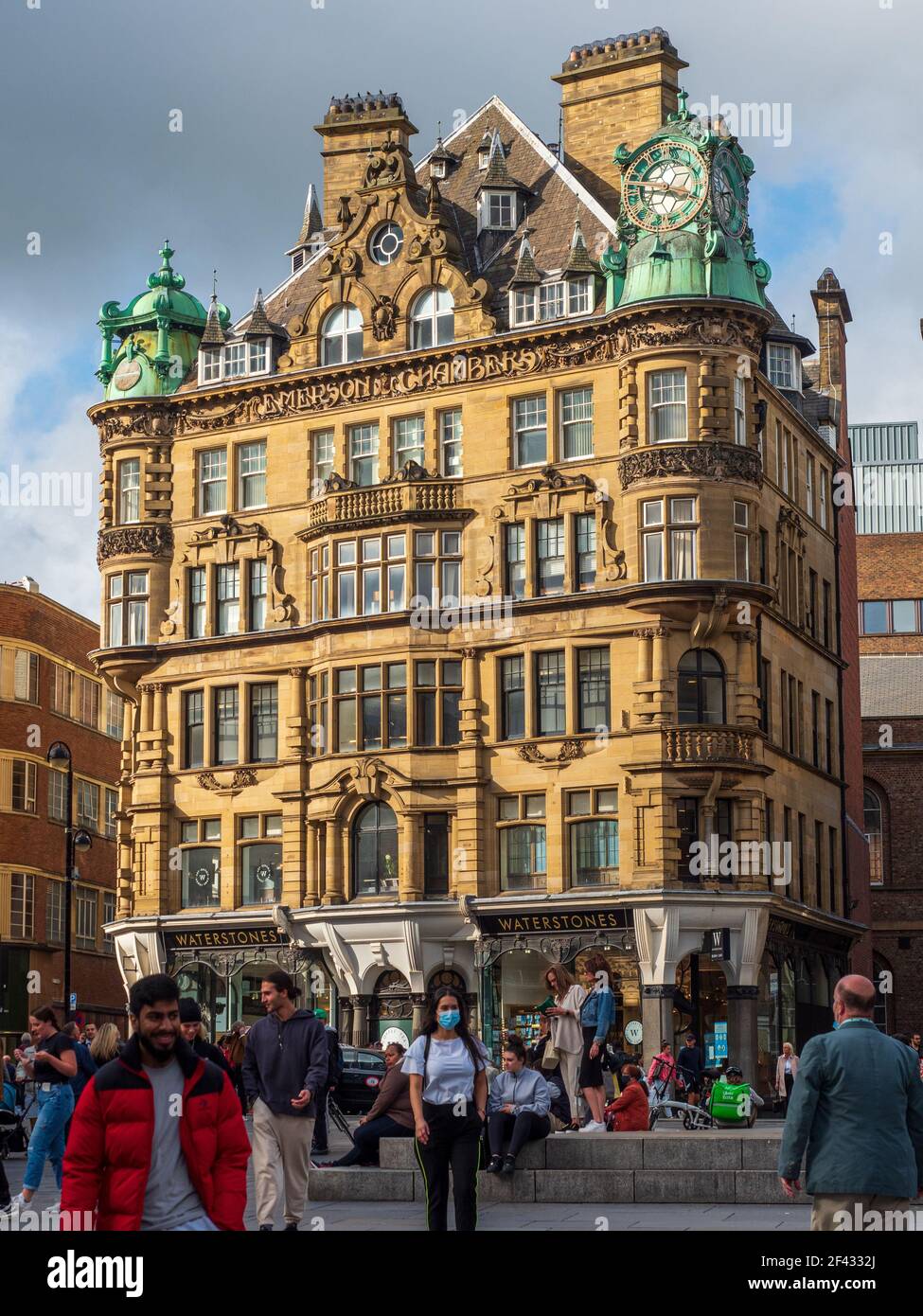 Emerson Chambers, Blackett Street, Newcastle Banque D'Images