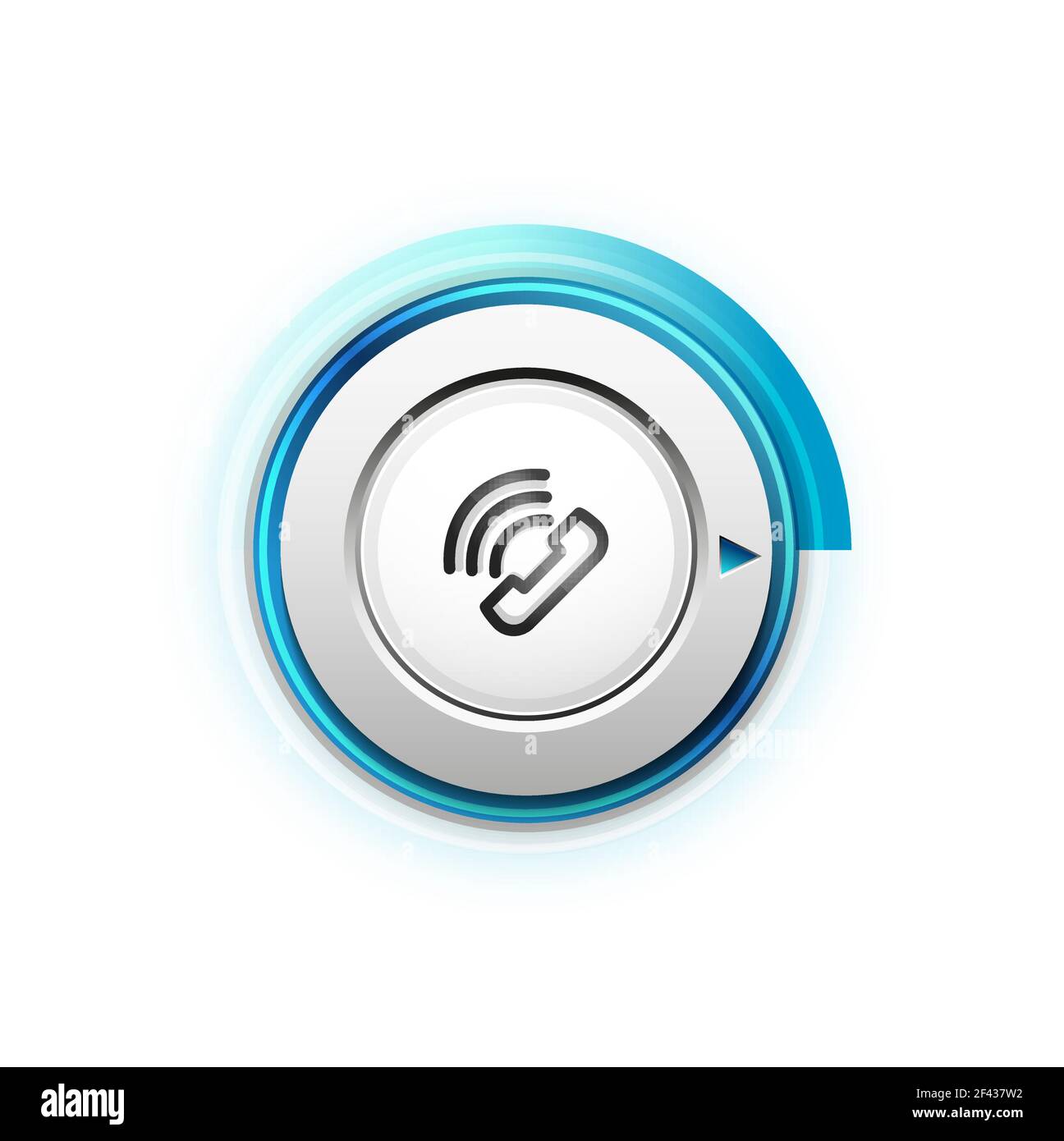 Bouton de téléphone, idée d'assistance téléphonique, illustration vectorielle. Bouton de téléphone, idée d'assistance téléphonique, illustration vectorielle. Icône de téléphone ancien mode Illustration de Vecteur