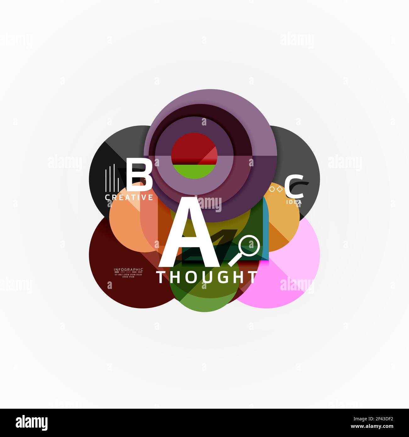 Bannières graphiques abstraites pour options géométriques, processus a b c étapes. Bannières graphiques abstraites pour options géométriques, processus a b c étapes. Illustration vectorielle Illustration de Vecteur