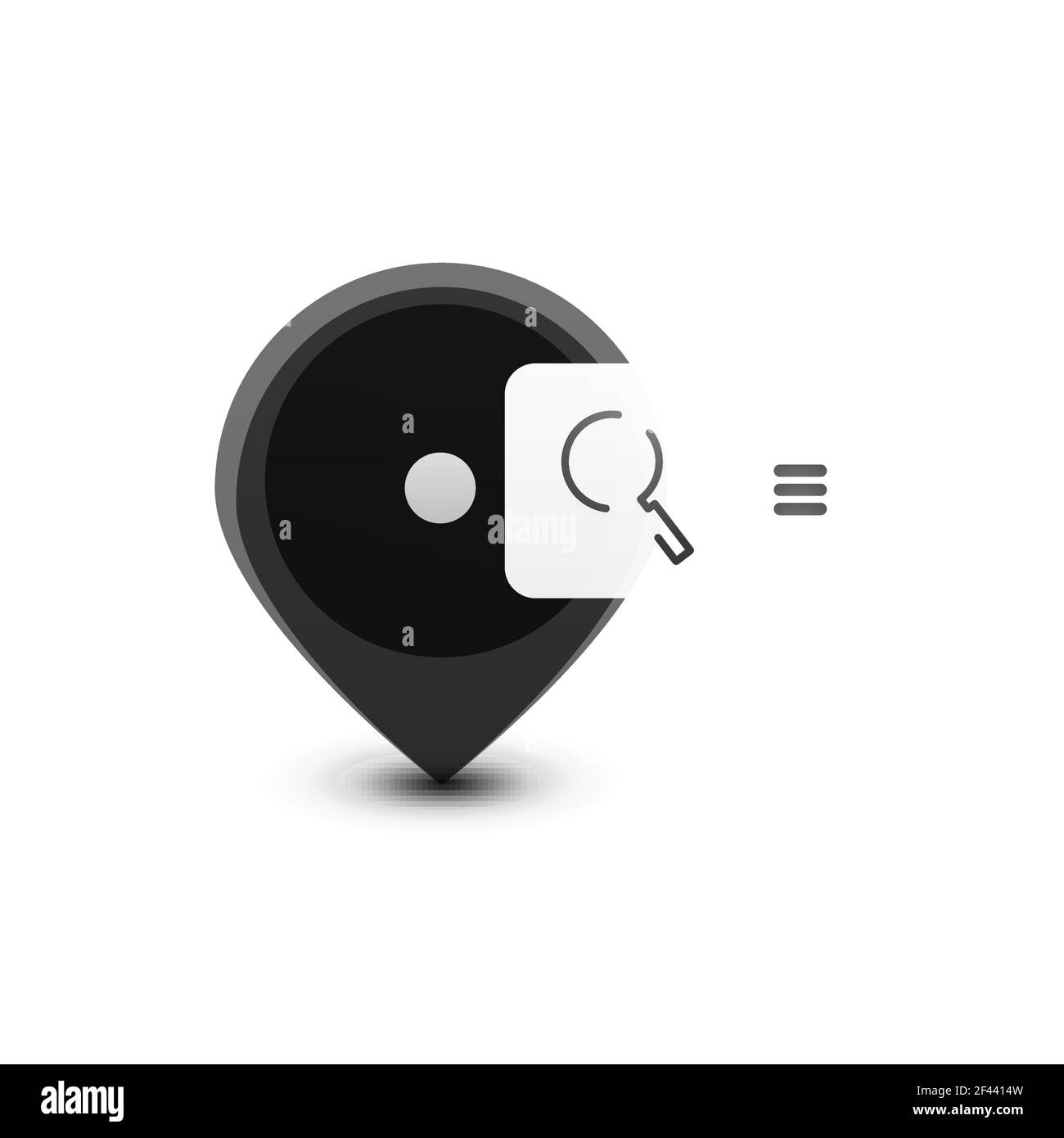 Bouton Web du loupe de recherche, icône d'agrandissement. Affiche moderne en loupe, conception de site Web ou application mobile. Bouton Web du loupe de recherche, icône d'agrandissement. Affiche moderne en loupe, conception de site Web ou application mobile. Illustration vectorielle Illustration de Vecteur