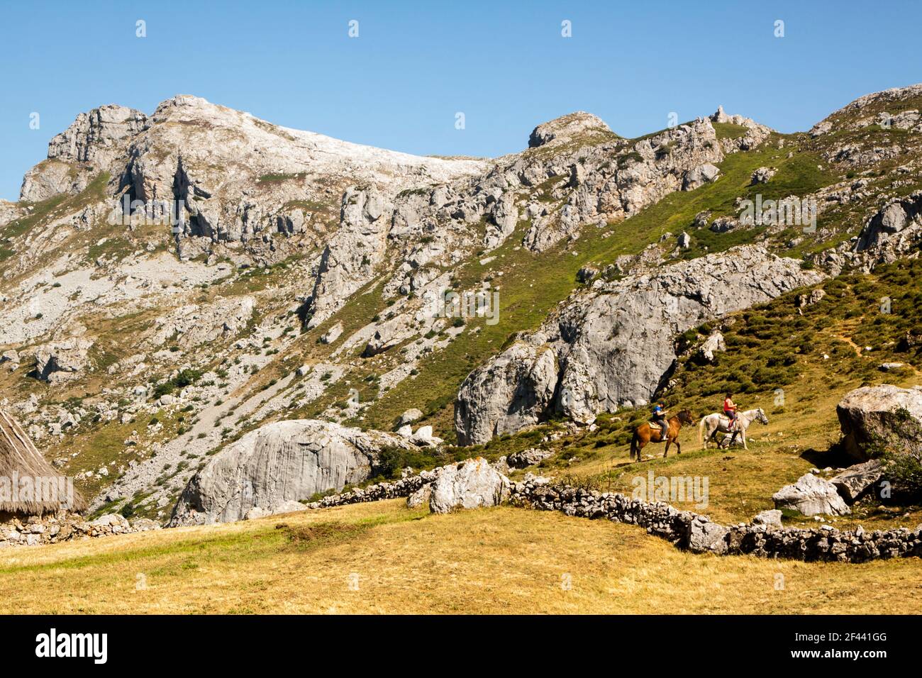 Parc naturel de Somiedo dans les montagnes des Asturies, Espagne Banque D'Images