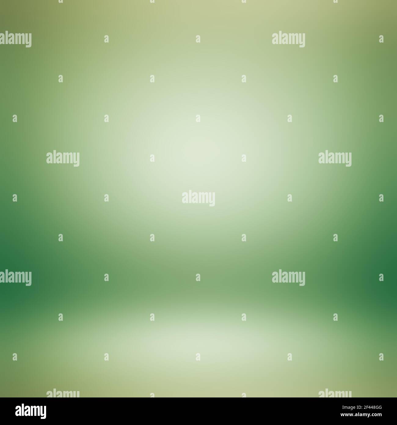 Fond abstrait vert clair avec effet de gradient radial Banque D'Images