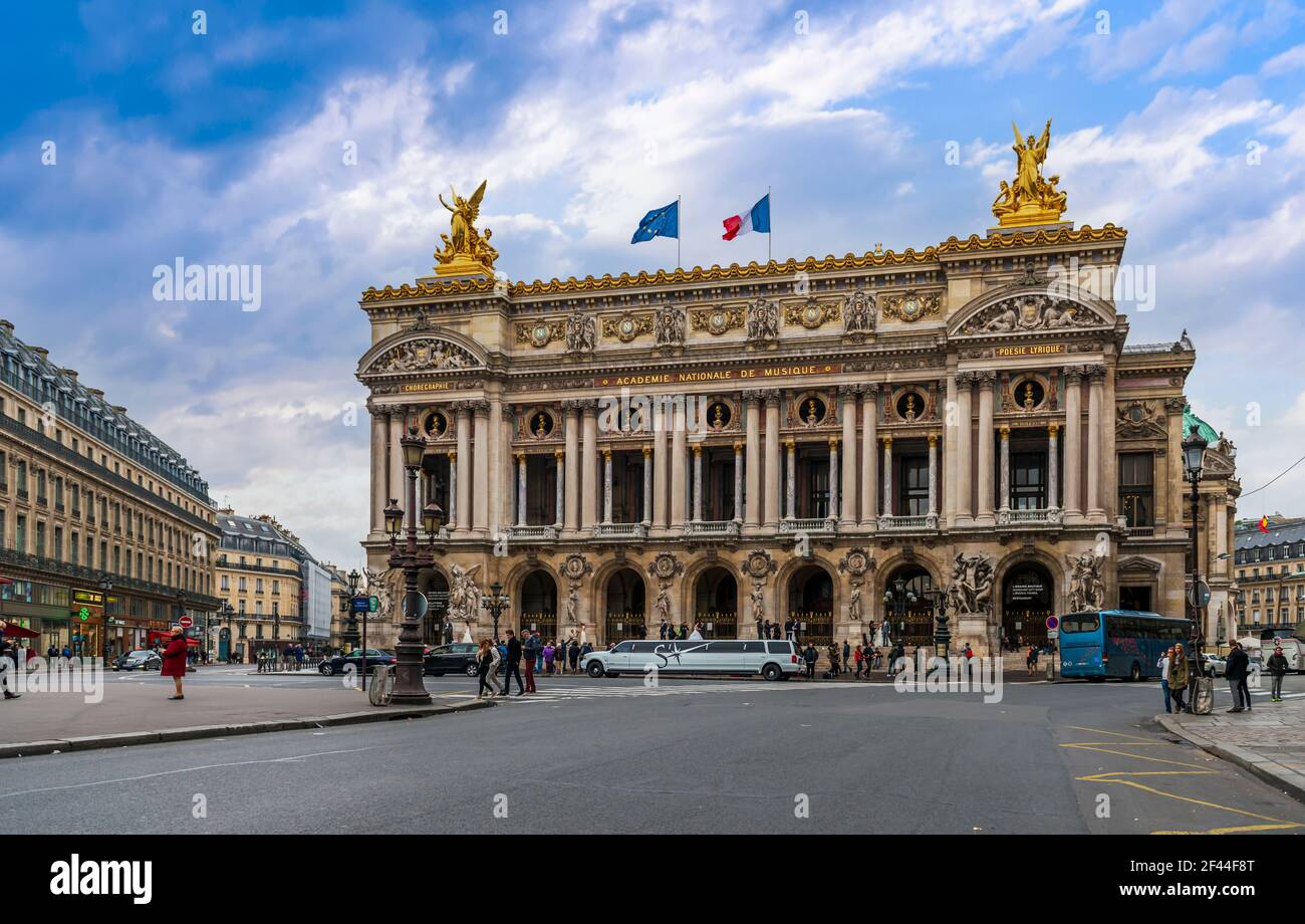 Musée de l'Opéra Garnier, place de l'Opéra à Paris, France Banque D'Images