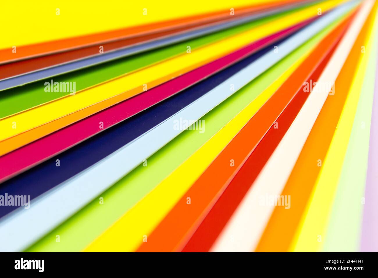 Palette de couleurs arc-en-ciel. Palette de cartes de couleurs, catalogue de couleurs Banque D'Images