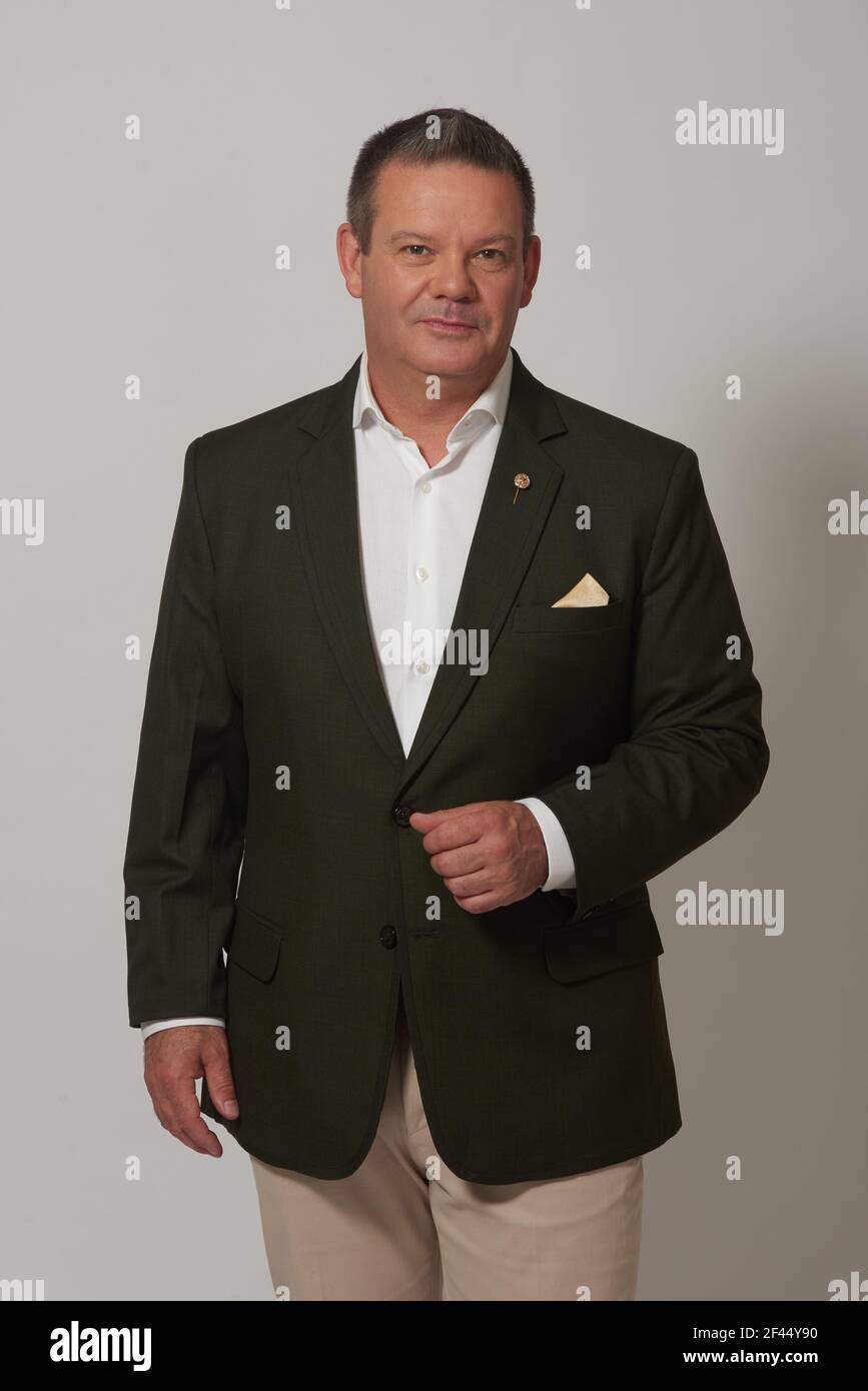 Gary Meemigan, chef et restaurateur anglais australien, juge, chef cuisinier, Australie Banque D'Images