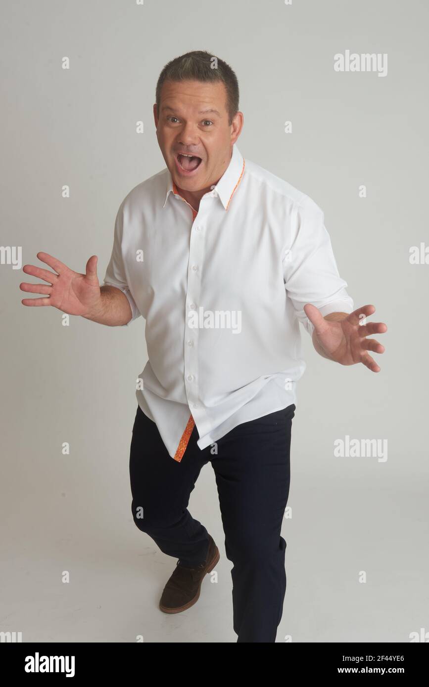 Gary Meemigan, chef et restaurateur anglais australien, juge, chef cuisinier,  Australie Photo Stock - Alamy