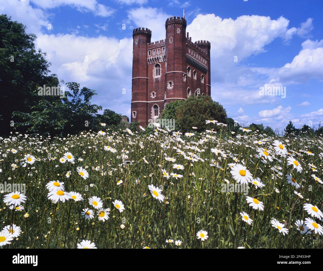 Tattershall Castle. Le Lincolnshire. L'Angleterre. UK Banque D'Images