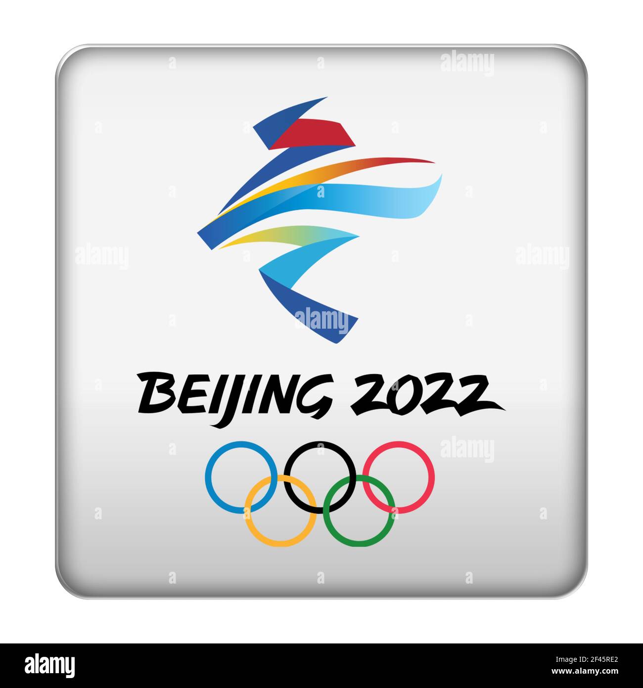 Pékin 2022 en Chine Banque D'Images