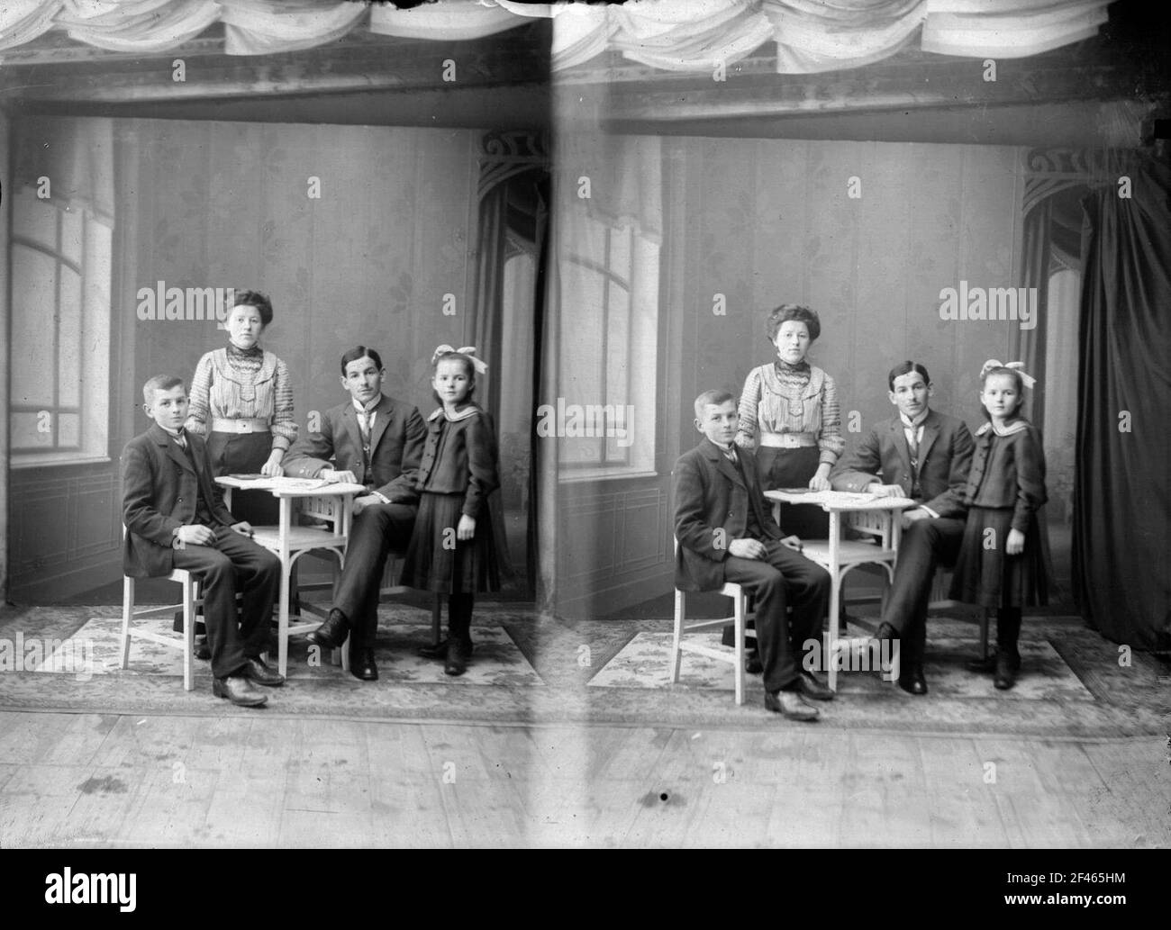 Photo de famille Banque D'Images