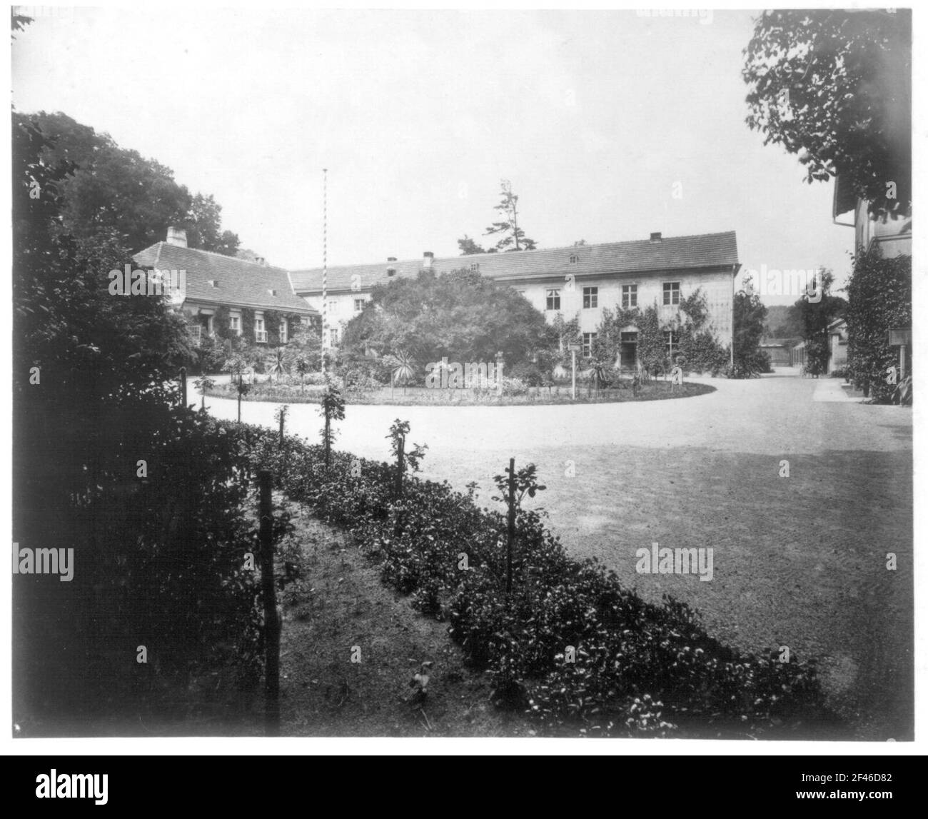 Berlin-Schöneberg. Jardin botanique royal. Porte principale, Potsdamer Straße Banque D'Images