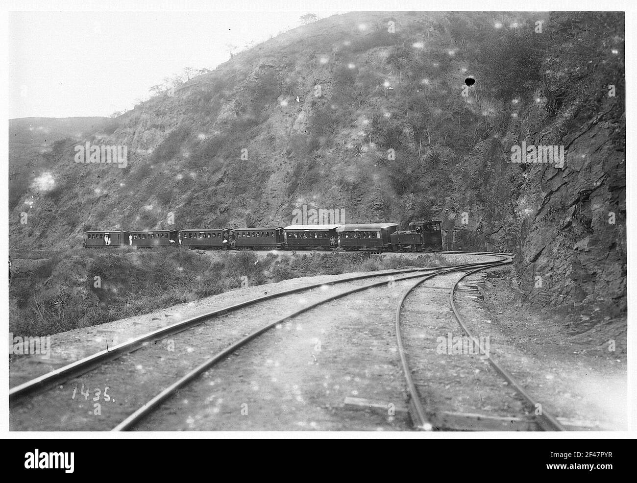 Train de la Guayra à Caracas Banque D'Images