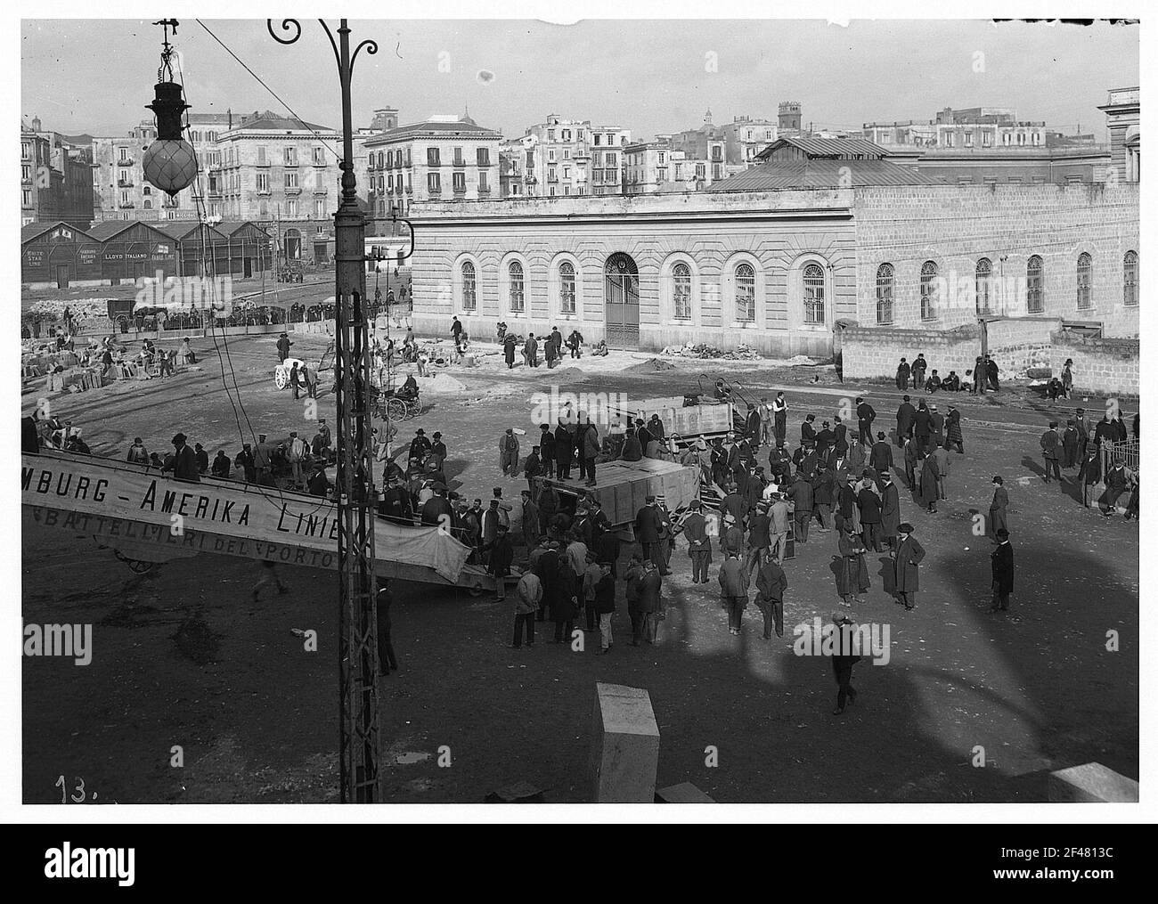 Naples / Italie : descendant de Hapag Banque D'Images
