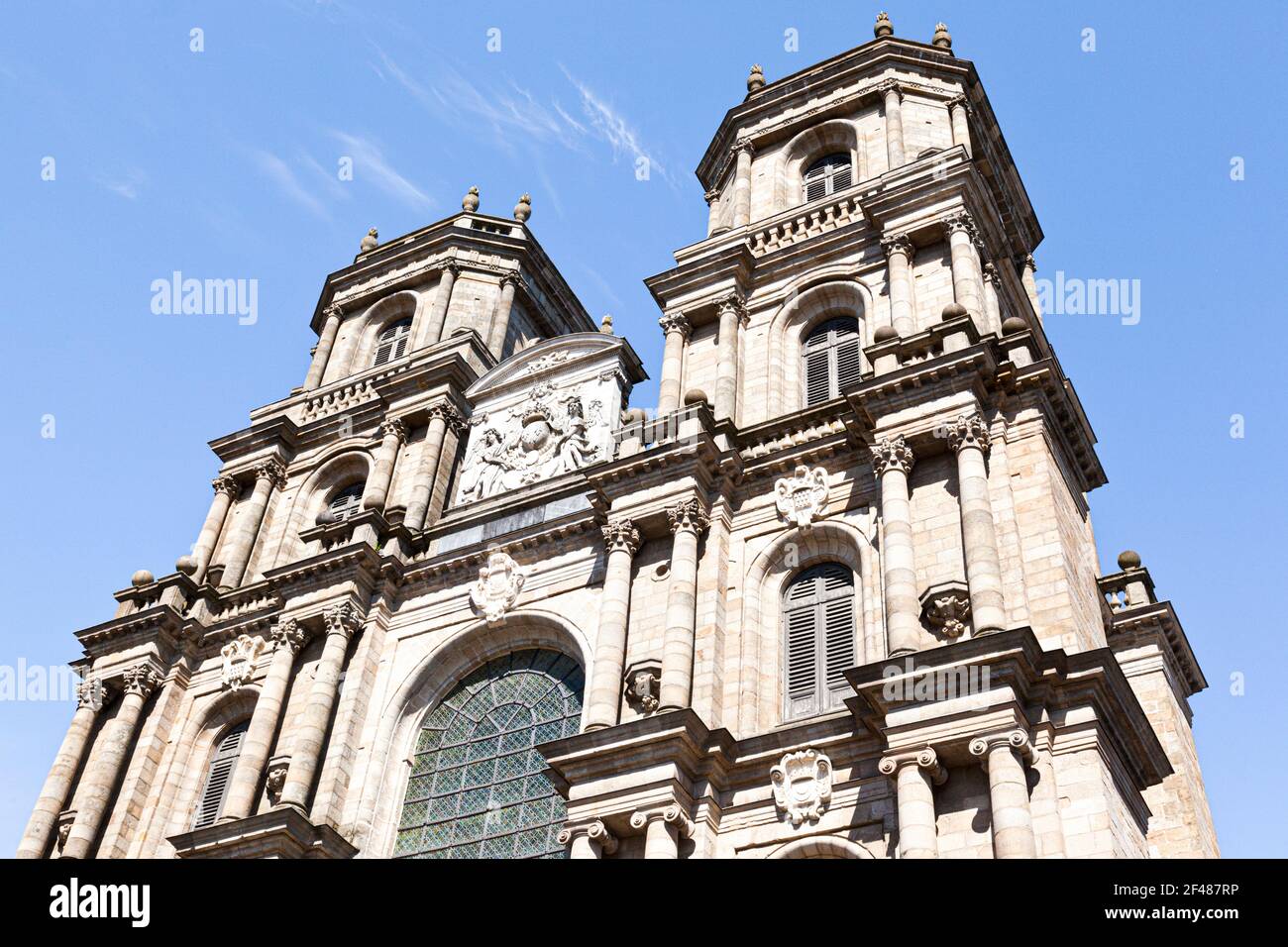 Cathédrale de Rennes (Cathédrale Saint-Pierre de Rennes), Rennes, Bretagne, France Banque D'Images