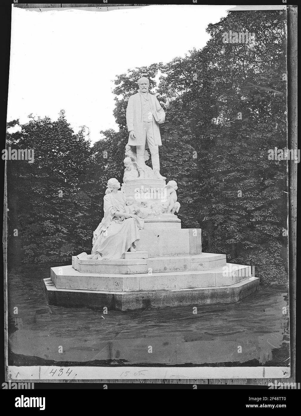 Budapest. Inaz-Semmelweis-Denk (1906) Banque D'Images