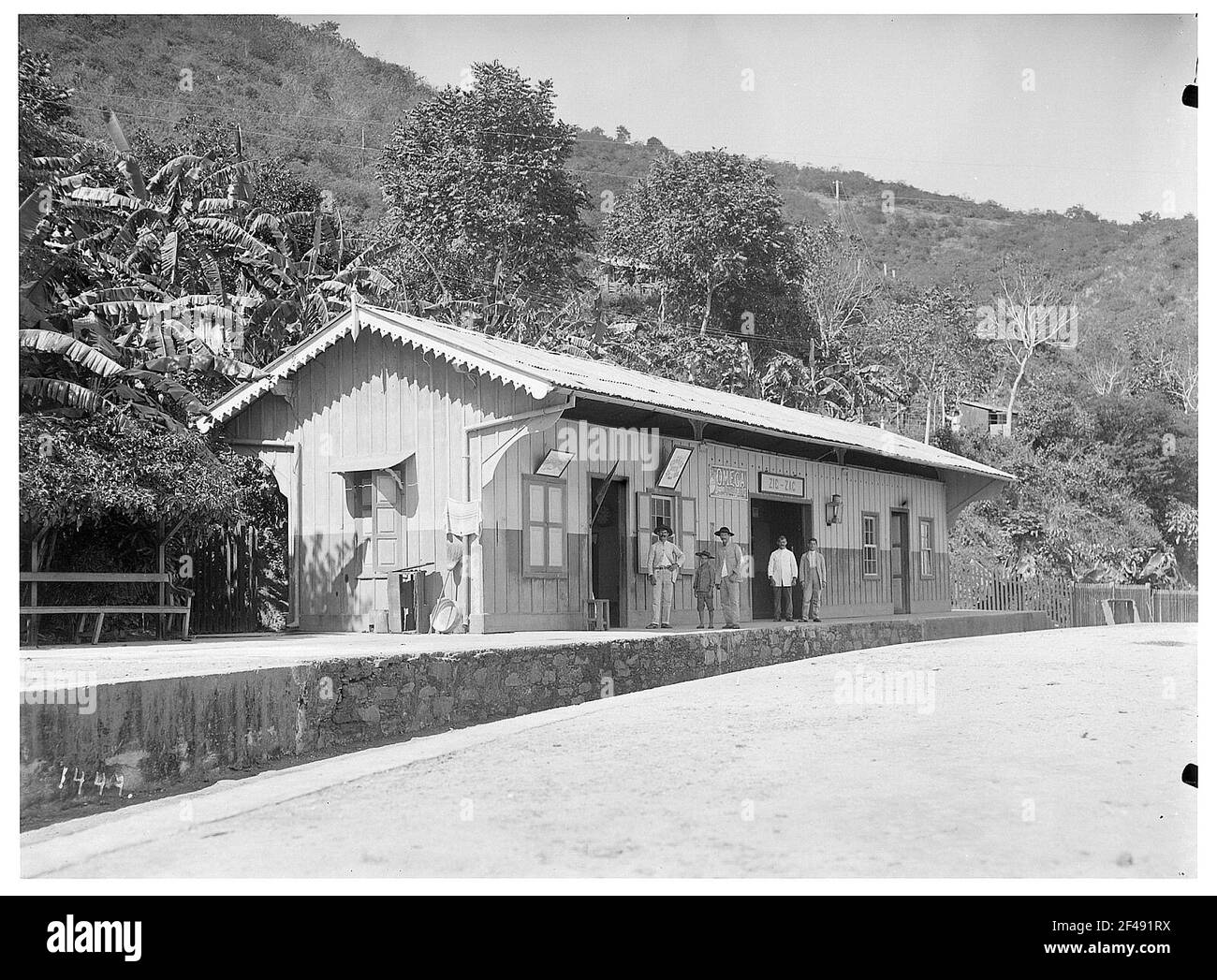 Zig-ZAG sur le chemin de la Guayria à Caracas Banque D'Images