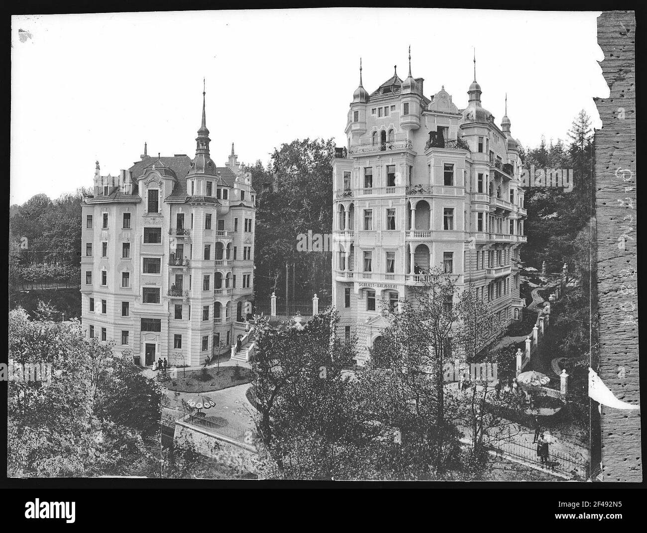 Château Balmoral et Osborne Banque D'Images
