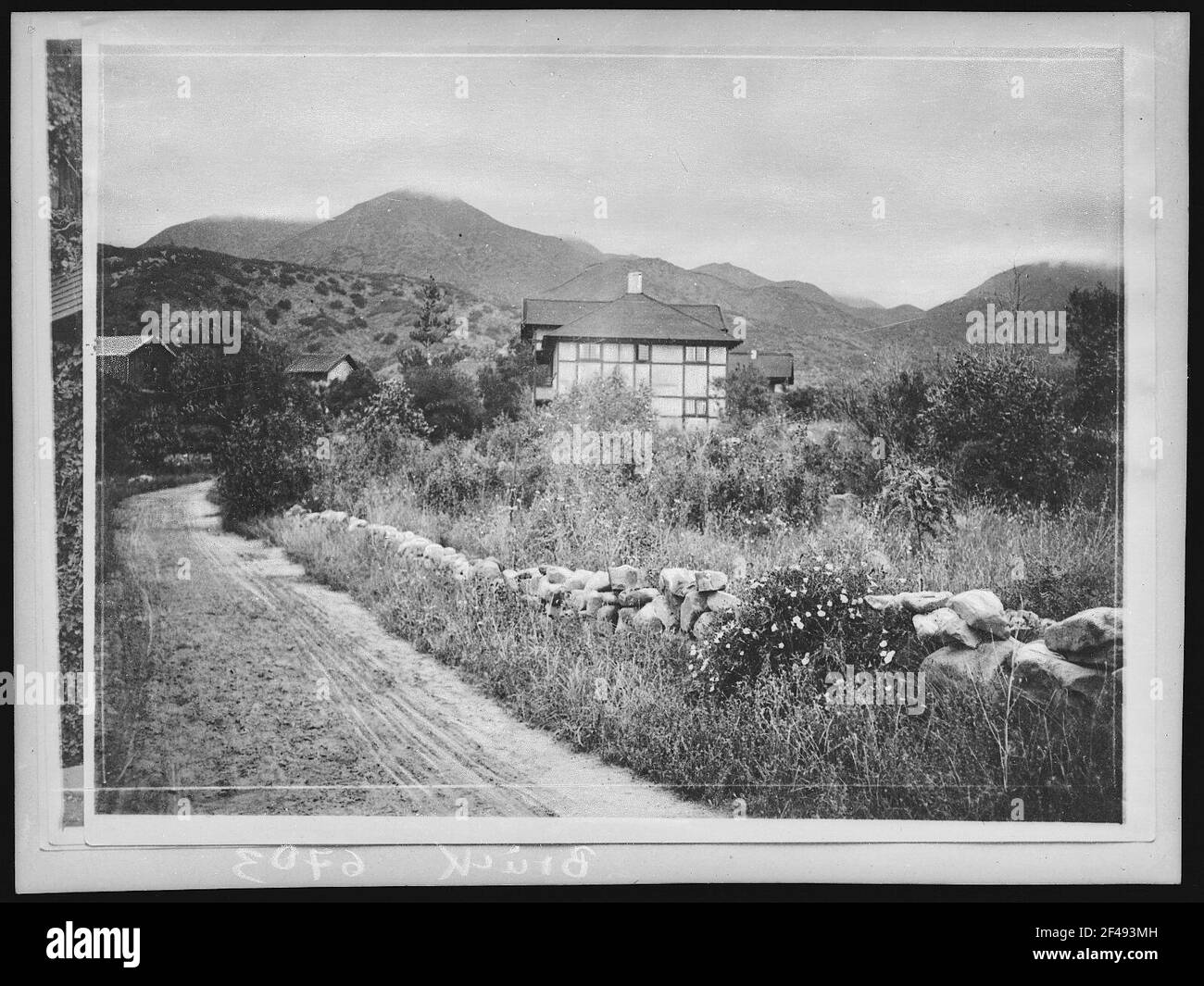 Vallée Ojai. Pierpont Cottages, Ojai Valley, Californie Banque D'Images