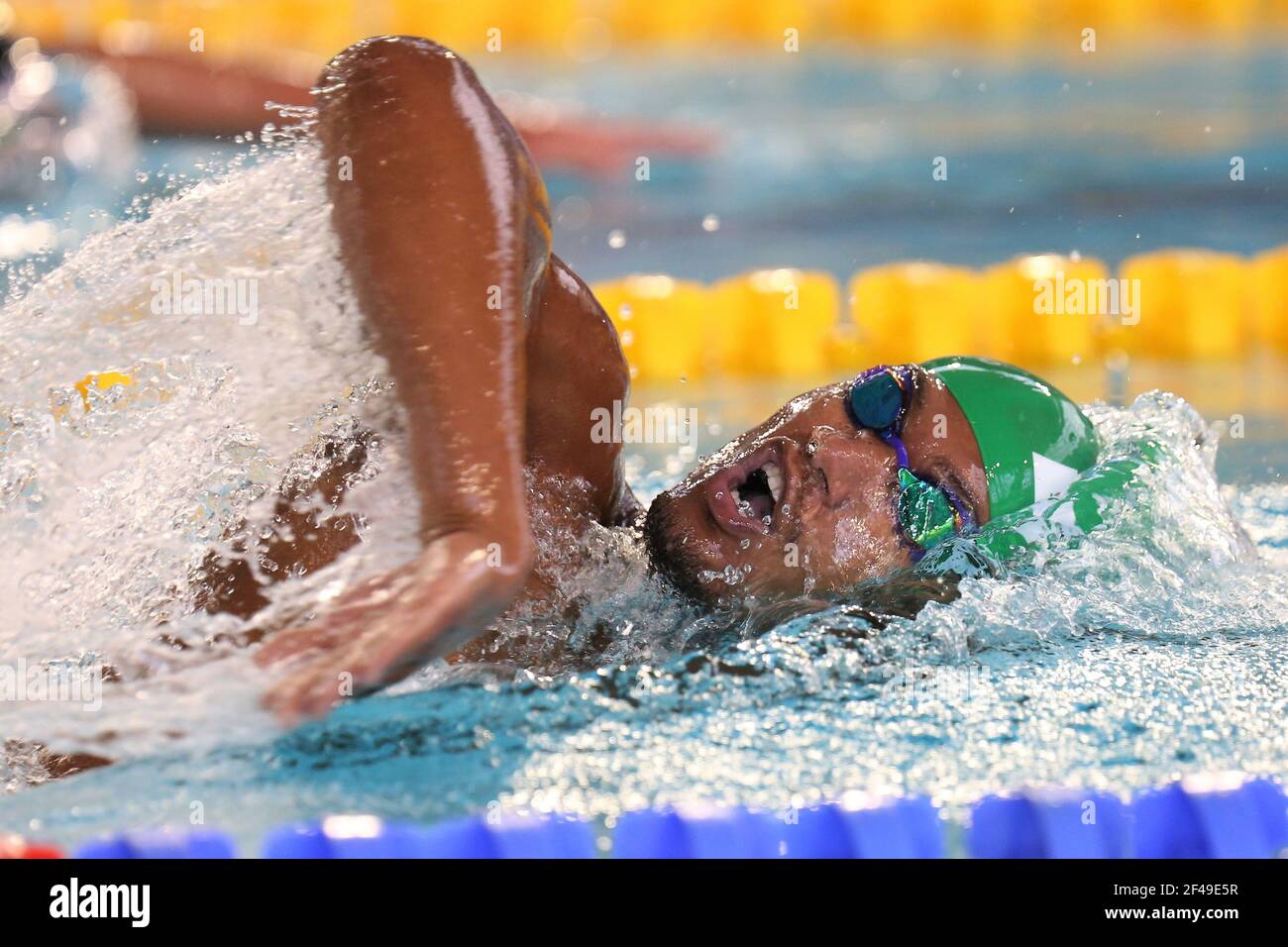 Joris Bouchaut des dauphins Toulouse OEC, série 1500 m freestyle hommes pendant le FJN Golden Tour Camille Muffat 2021, natation sélections olympiques et européennes le 19 mars 2021 au cercle des ingénieurs de Marseille à Marseille, France - photo Laurent Lairys / DPPI / LiveMedia Banque D'Images