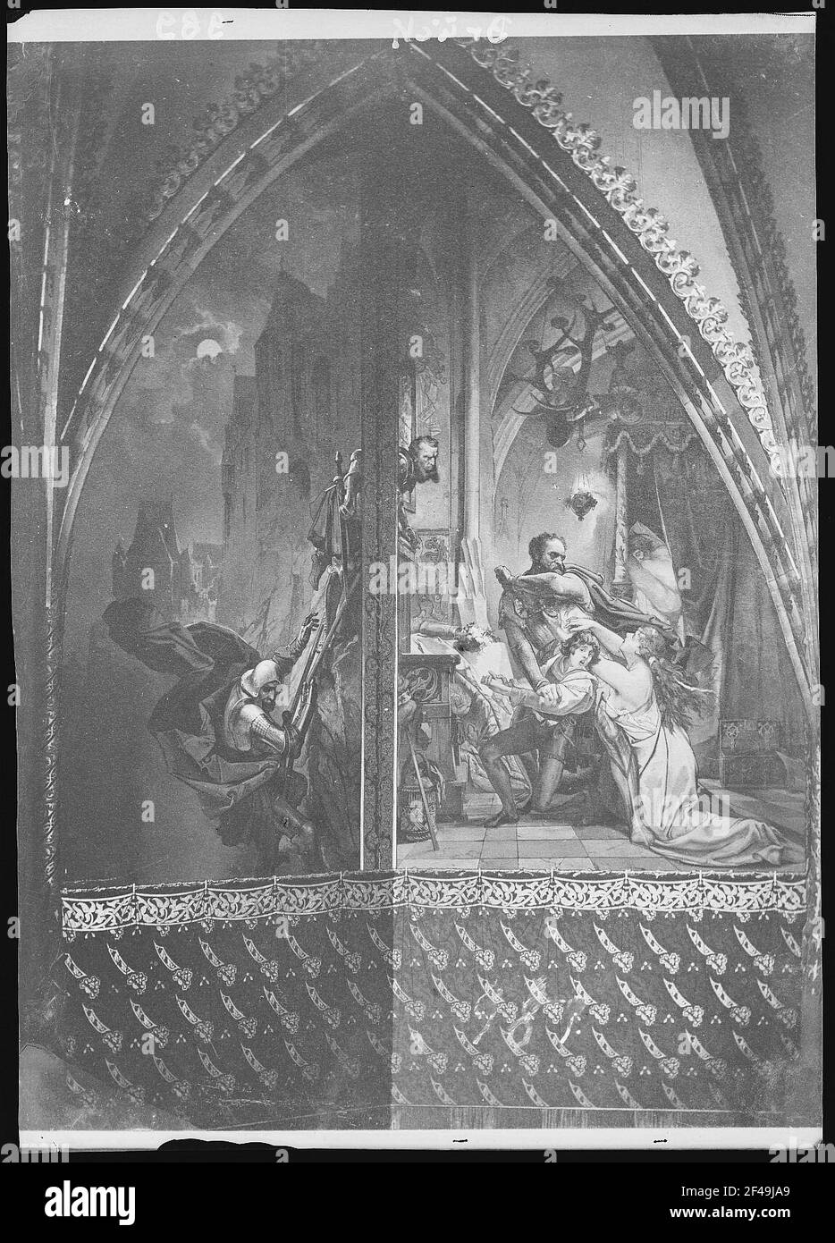 Meissen. Albrechtsburg, le prince saxon, se cambriole à Altenburg Banque D'Images