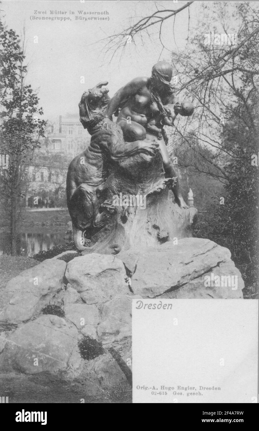 Deux mères Banque D'Images