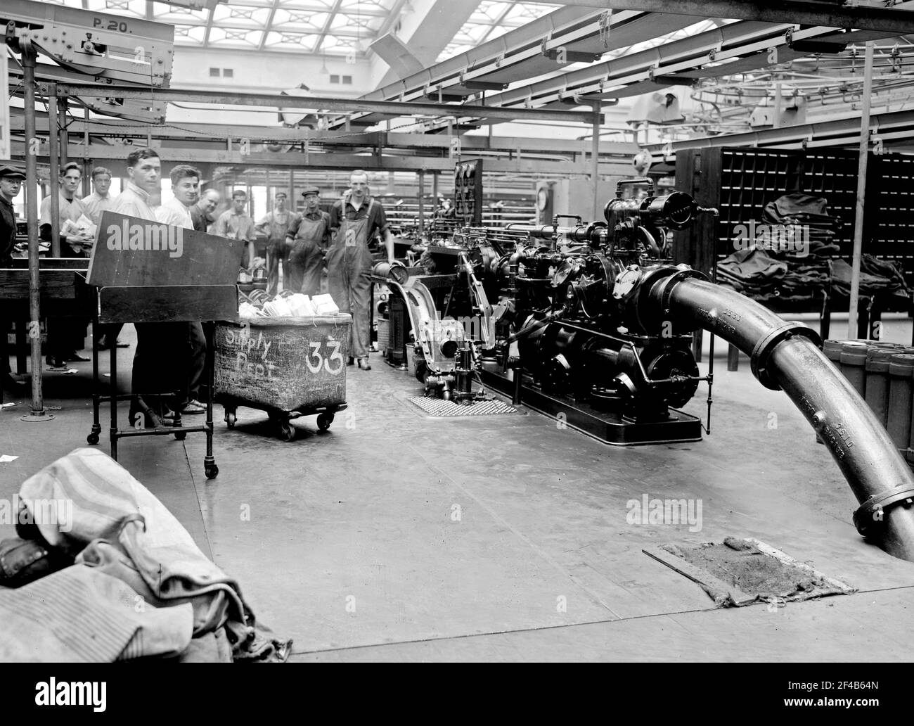Pennsylvania terminal Post Office (bâtiment du bureau de poste général), maintenant appelé l'édifice James A. Farley, situé au 421 huitième Avenue, New York City Ca. 1914-1915 Banque D'Images