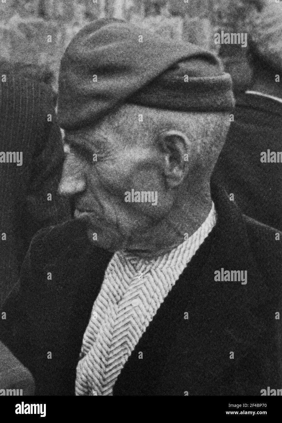 PAYES DE SANTA PAU - 1935 - BYN 503. AUTEUR: FERNANDEZ ORONOZ JUAN. Emplacement : EXTÉRIEUR. SANTA PAU. GERONA. ESPAGNE. Banque D'Images