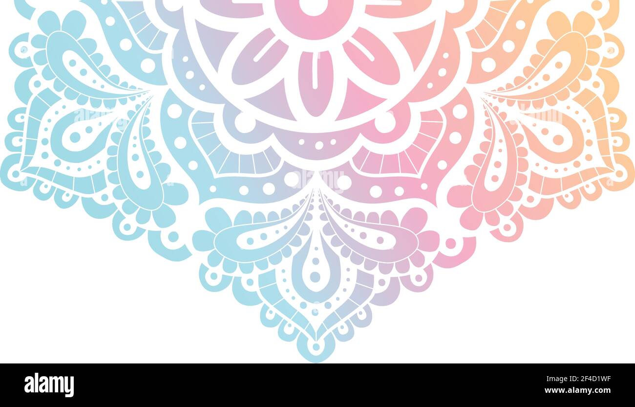 Mandala. Figure circulaire représentant l'univers en hindou et bouddhiste. Illustration de Vecteur