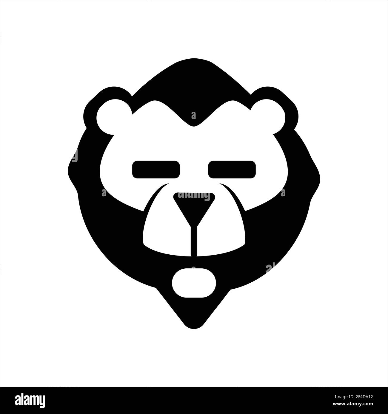 Motif têtes de lions en forme de losange Illustration de Vecteur