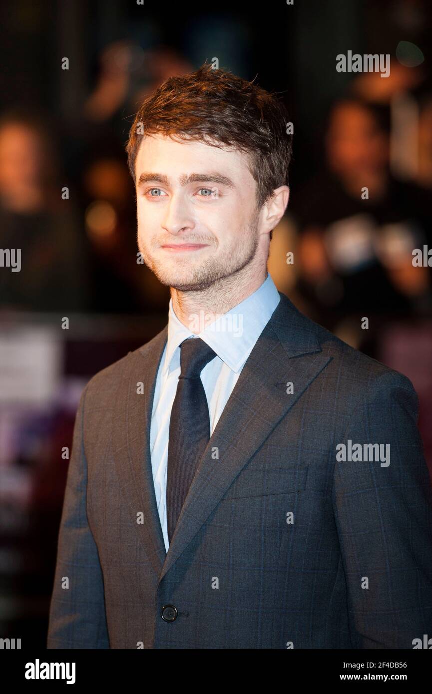 Daniel Radcliffe arrive à la première de tuer vos Darlings Dans le cadre du 57e Festival du film BFI au Odeon Leicester Square - Londres Banque D'Images