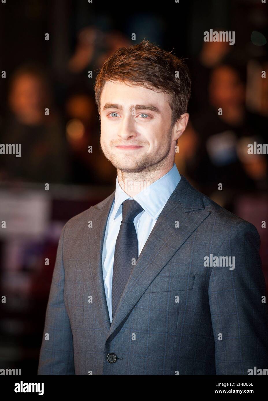 Daniel Radcliffe arrive à la première de tuer vos Darlings Dans le cadre du 57e Festival du film BFI au Odeon Leicester Square - Londres Banque D'Images